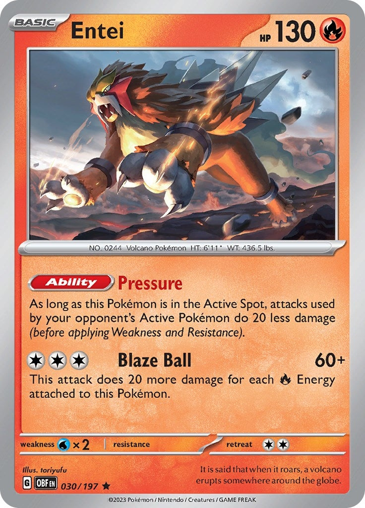 Entei (030/197) (OBF)