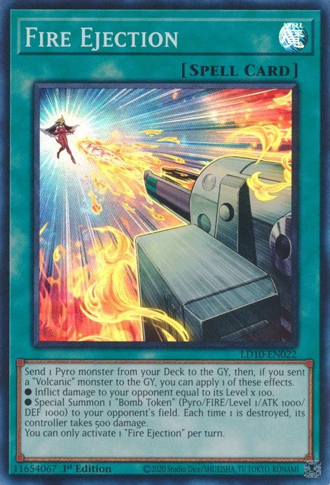 Fire Ejection (10022) (LD10) - YuGiOh Single