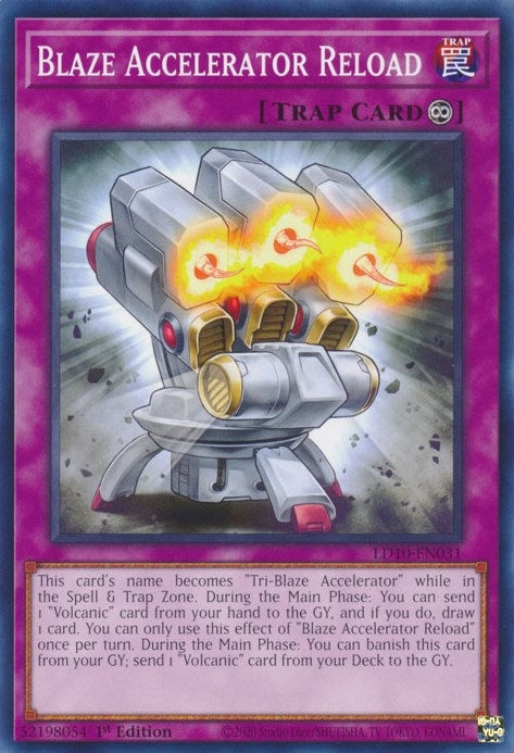 Blaze Accelerator Reload (10031) (LD10) - YuGiOh Single