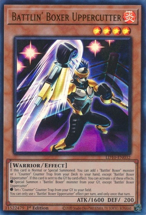 Battlin’ Boxer Uppercutter (10032) (LD10) - YuGiOh Single