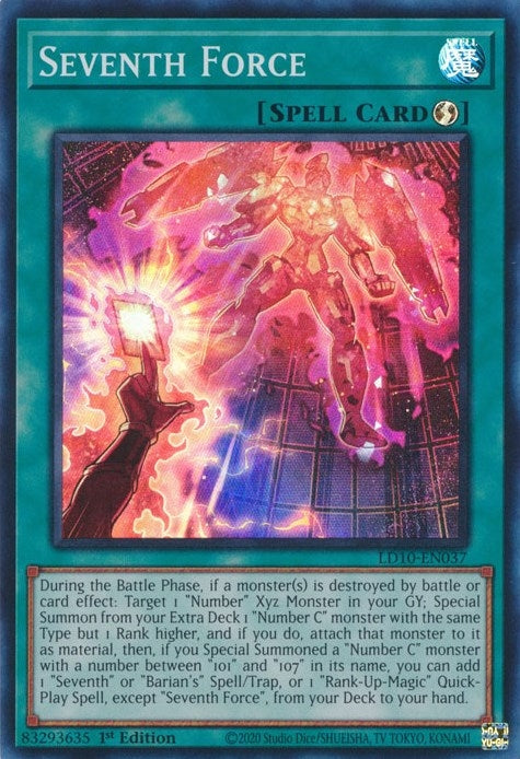 Seventh Force (10037) (LD10) - YuGiOh Single