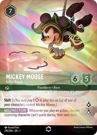 Mickey Mouse - Artful Rogue (Enchanted) (210) (1) - Disney Lorcana Single