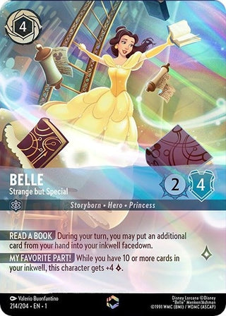 Belle - Strange but Special (Enchanted) (214) (1) - Disney Lorcana Single