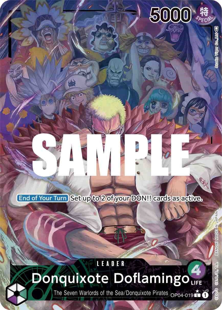 Donquixote Doflamingo (019) (Alternate Art) (4019) (OP04) - One Piece Card Game Single