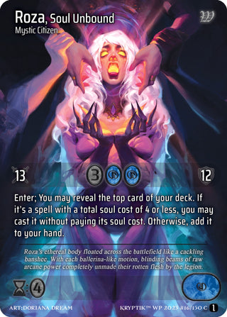 Roza Soul Unbound (Cosmo Foil) (16) - Kryptik TCG Single