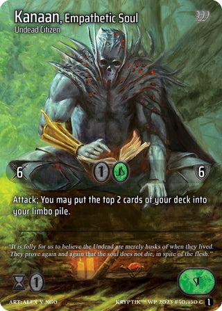 Kanaan Empathetic Soul (Cosmo Foil) (40) - Kryptik TCG Single