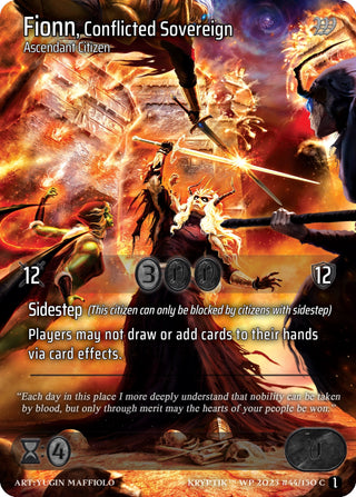 Fionn Conflicted Sovereign (Cosmo Foil) (44) - Kryptik TCG Single