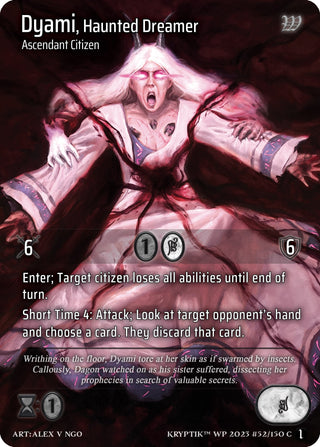 Dyami Haunted Dreamer (Cosmo Foil) (52) - Kryptik TCG Single