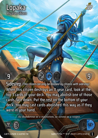 Lopaka (Cosmo Foil) (93) - Kryptik TCG Single