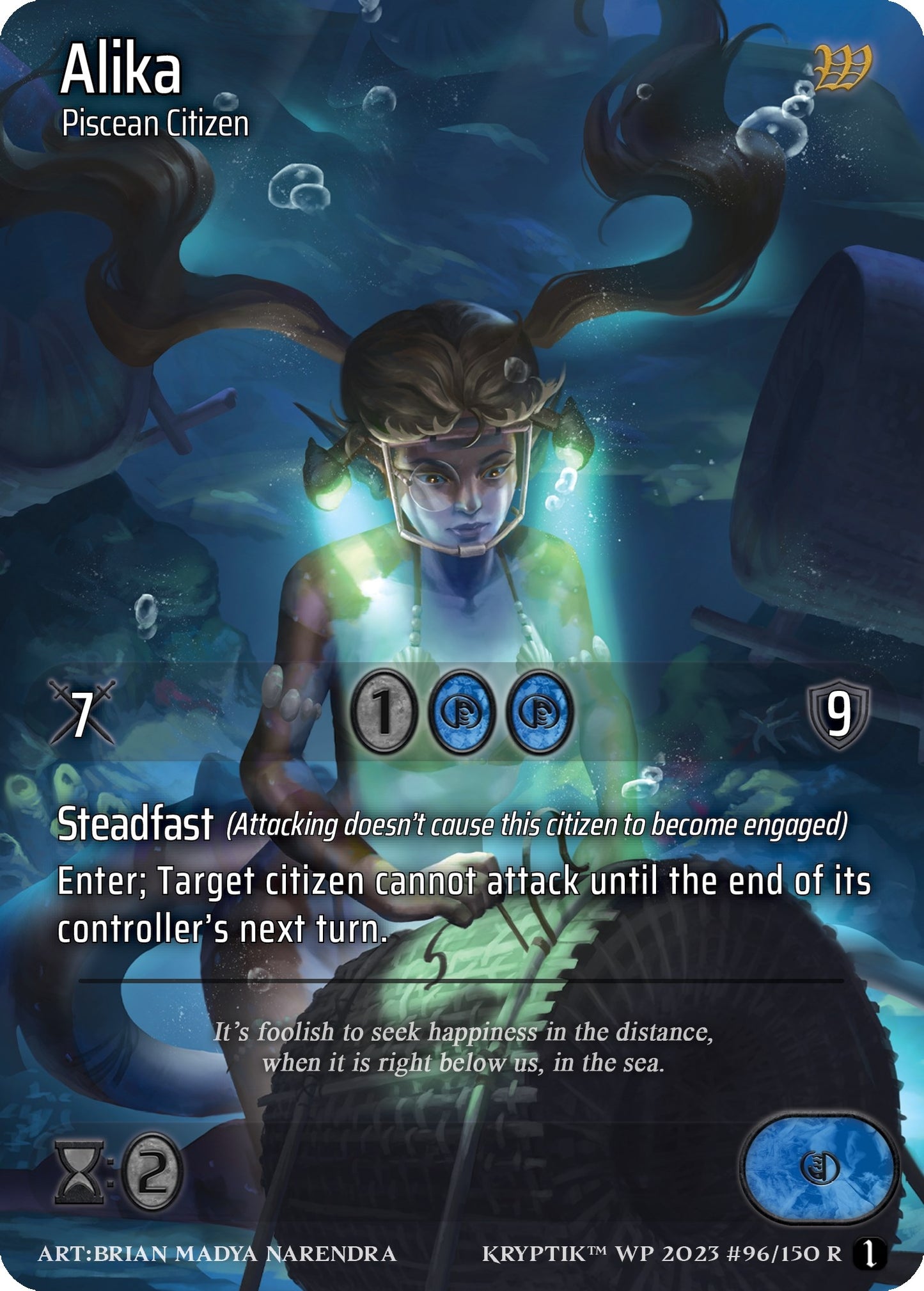 Alika (Cosmo Foil) (96) - Kryptik TCG Single