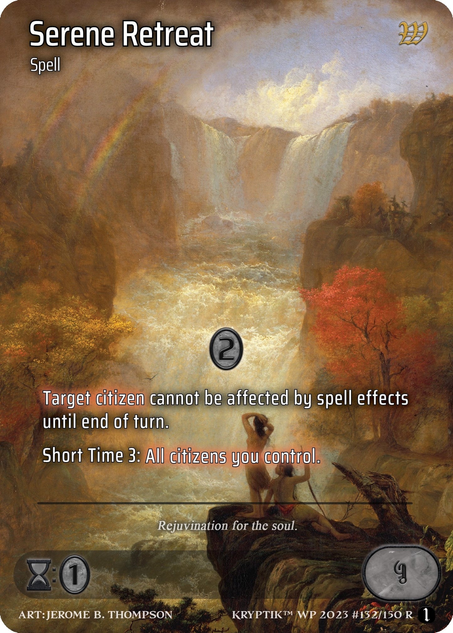 Serene Retreat (Cosmo Foil) (132) - Kryptik TCG Single