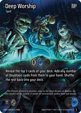 Deep Worship (Cosmo Foil) (138) - Kryptik TCG Single