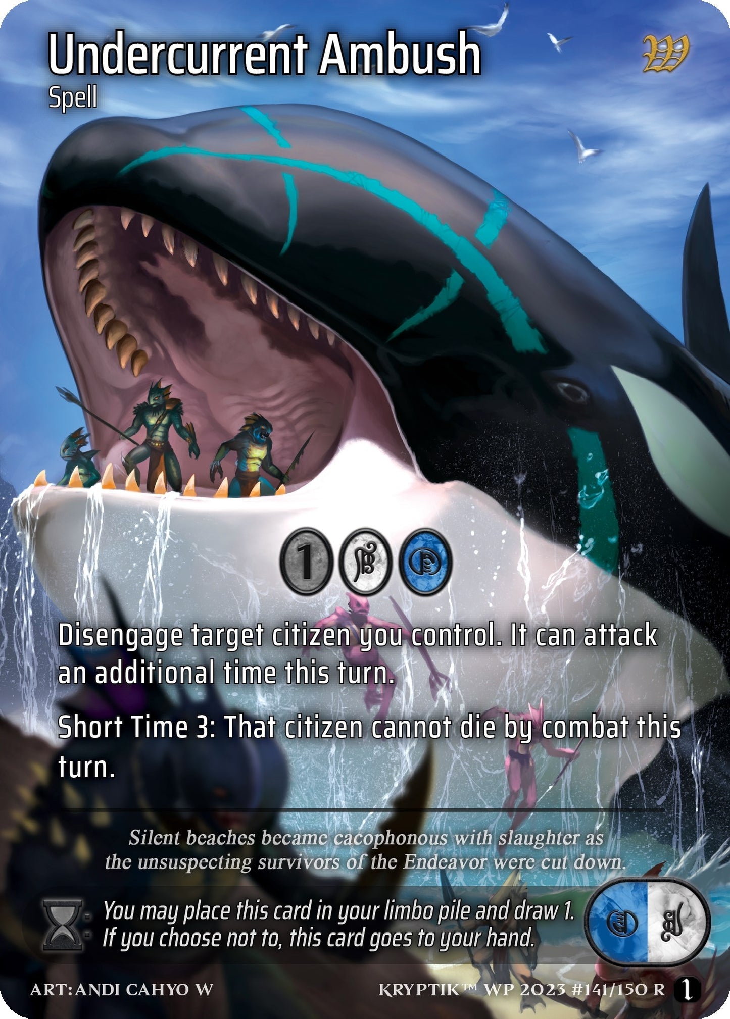 Undercurrent Ambush (Cosmo Foil) (141) - Kryptik TCG Single