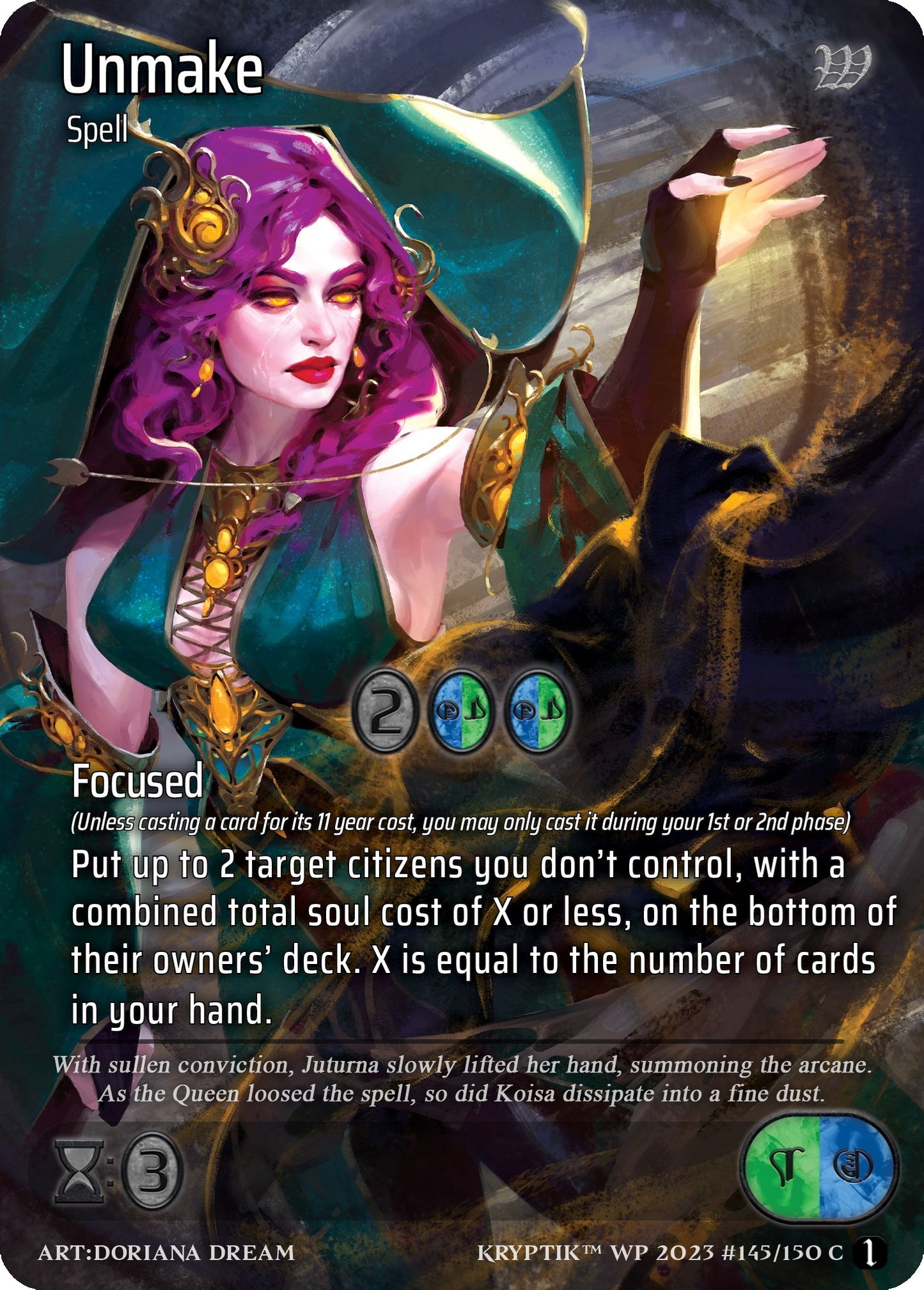 Unmake (Cosmo Foil) (145) - Kryptik TCG Single