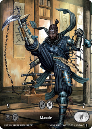 Manute (Box Topper) (Glass Foil) (9) - Kryptik TCG Single