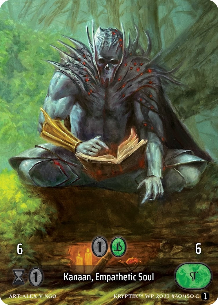 Kanaan Empathetic Soul (Box Topper) (Glass Foil) (40) - Kryptik TCG Single