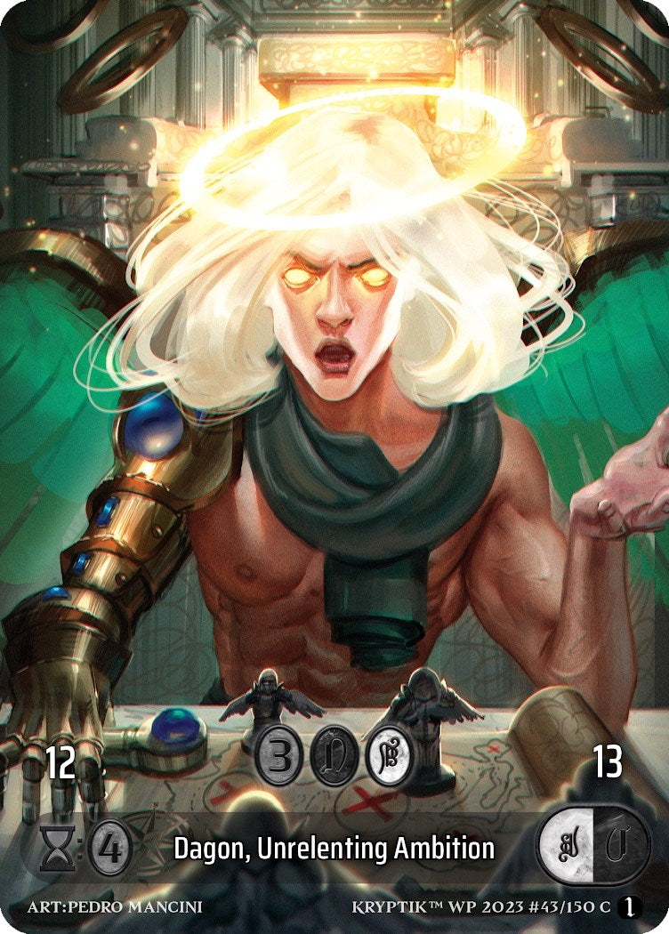 Dagon Unrelenting Ambition (Box Topper) (Glass Foil) (43) - Kryptik TCG Single