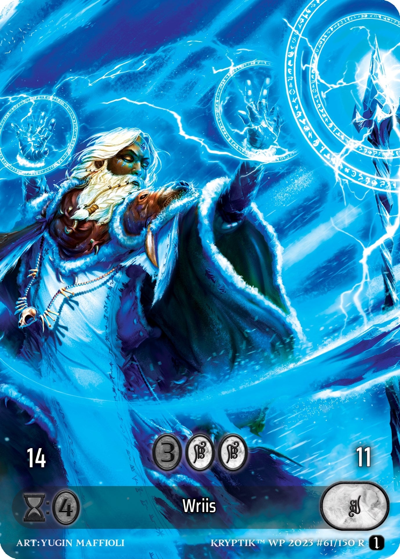 Wriis (Box Topper) (Glass Foil) (61) - Kryptik TCG Single