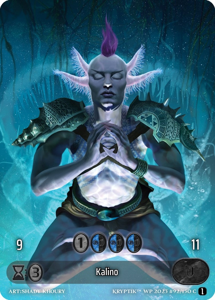 Kalino (Box Topper) (Glass Foil) (92) - Kryptik TCG Single