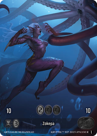 Zokepa (Box Topper) (Glass Foil) (94) - Kryptik TCG Single