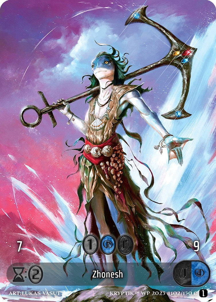 Zhonesh (Box Topper) (Glass) (102) - Kryptik TCG Single