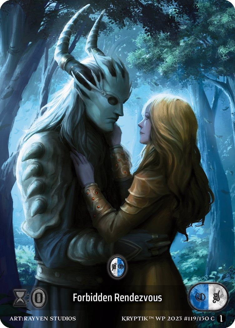Forbidden Rendezvous (Box Topper) (Glass Foil) (119) - Kryptik TCG Single