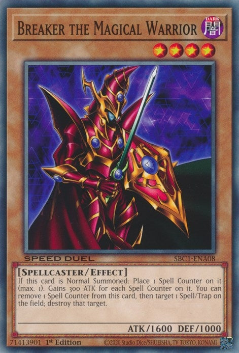 Breaker the Magical Warrior (108) (SBC1) - YuGiOh Single