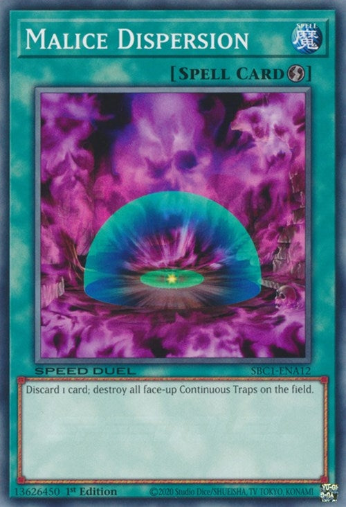 Malice Dispersion (112) (SBC1) - YuGiOh Single