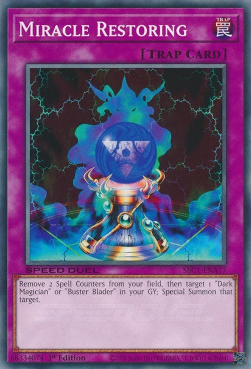 Miracle Restoring (117) (SBC1) - YuGiOh Single