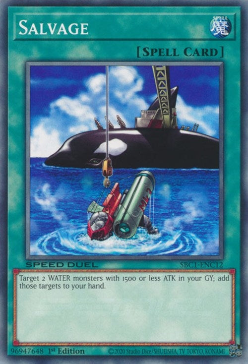 Salvage (112) (SBC1) - YuGiOh Single