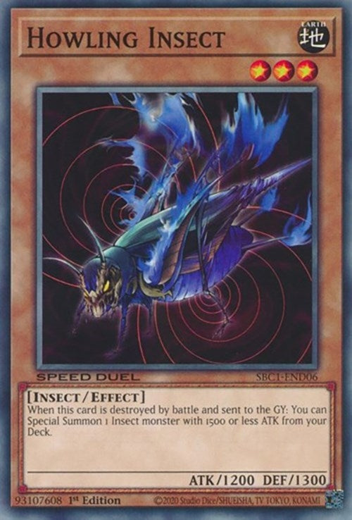 Howling Insect (106) (SBC1) - YuGiOh Single