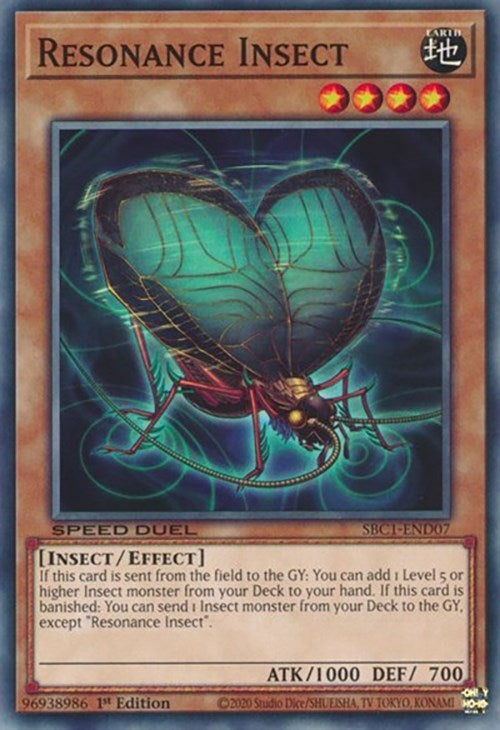 Resonance Insect (107) (SBC1) - YuGiOh Single