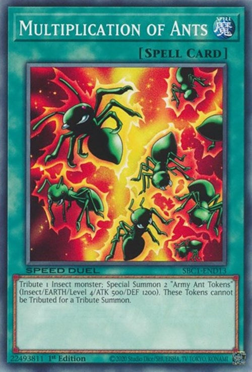 Multiplication of Ants (113) (SBC1) - YuGiOh Single