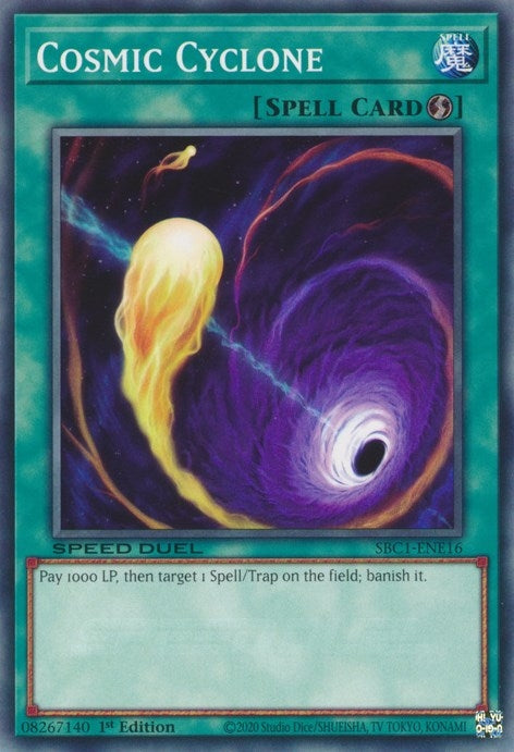 Cosmic Cyclone (116) (SBC1) - YuGiOh Single