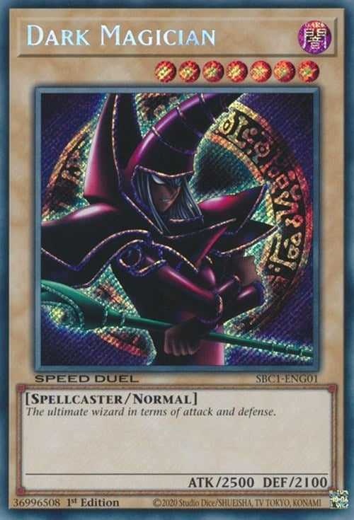 Dark Magician (G) (Secret Rare) (101) (SBC1) - YuGiOh Single