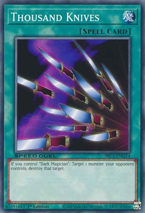 Thousand Knives (114) (SBC1) - YuGiOh Single