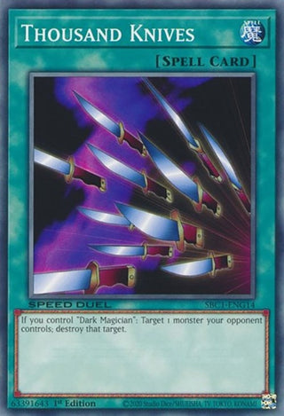 Thousand Knives (114) (SBC1) - YuGiOh Single