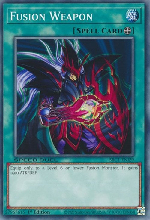 Fusion Weapon (129) (SBC1) - YuGiOh Single