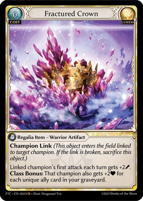 Fractured Crown (24) (FTC) - Grand Archive TCG Single