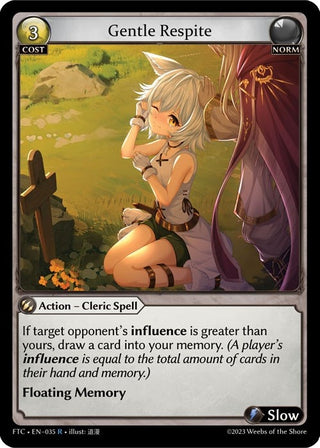 Gentle Respite (35) (FTC) - Grand Archive TCG Single