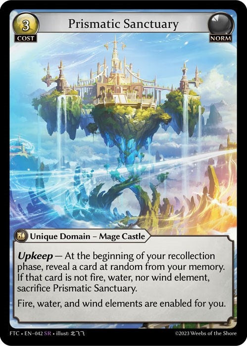 Prismatic Sanctuary (42) (FTC) - Grand Archive TCG Single