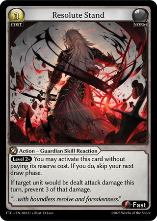 Resolute Stand (43) (FTC) - Grand Archive TCG Single