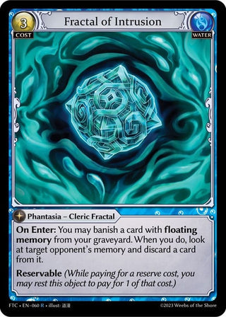 Fractal of Intrusion (60) (FTC) - Grand Archive TCG Single