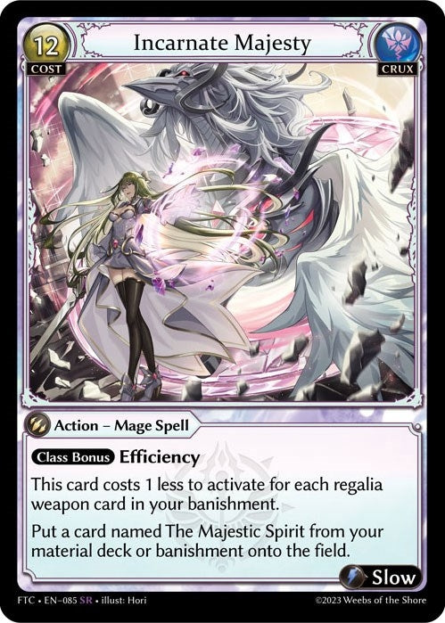 Incarnate Majesty (85) (FTC) - Grand Archive TCG Single