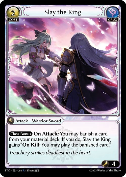 Slay the King (86) (FTC) - Grand Archive TCG Single