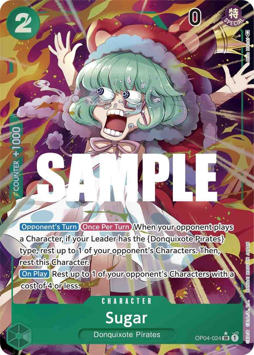 Sugar (Alternate Art) (4024) (OP04) - One Piece Card Game Single