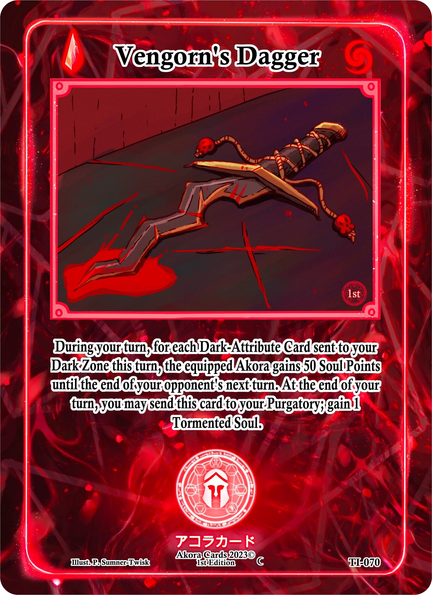 Vengorn’s Dagger (70) (TI1E) - Akora TCG Single