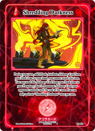Shredding Darkness (71) (TI1E) - Akora TCG Single