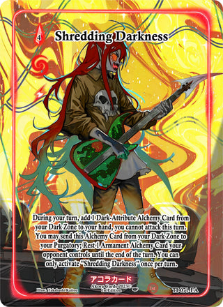 Shredding Darkness (Full Art) (71) (TI1E) - Akora TCG Single