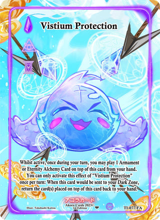Vistium Protection (Full Art) (77) (TI1E) - Akora TCG Single